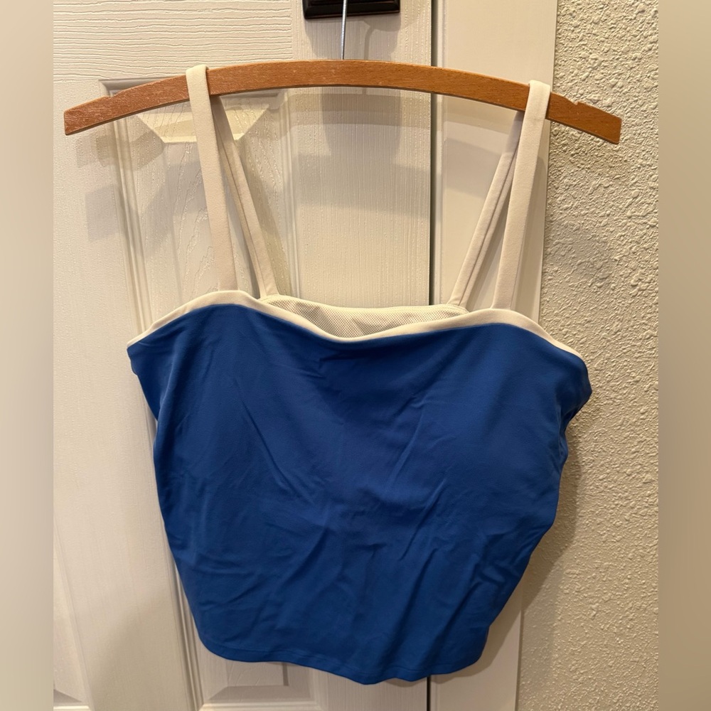 All In Motion Blue Crop Tank